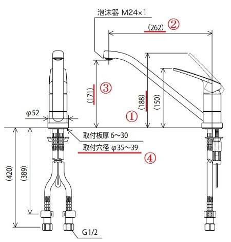 ＫＭ５２１１Ｔの最安値購入方法は？図面の見方とチェック方法: ＫＶＫ